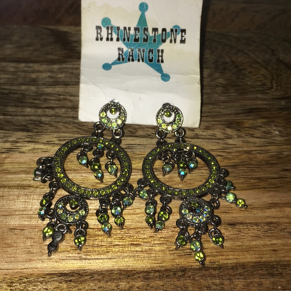 Rhinestone Ranch earrings